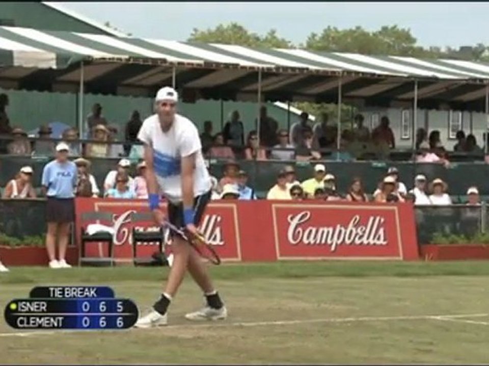 Newport - Isner erreicht das Viertelfinale