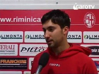 Скачать видео: Icaro TV. AC Rimini-Santegidiese 4-4, il dopogara dei giocatori biancorossi