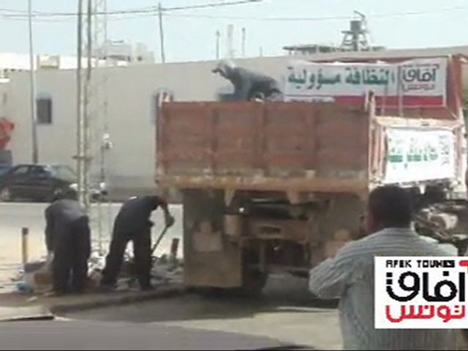 Action de Nettoyage des Routes de la Ville de Sfax du 05 au