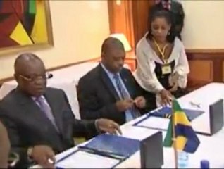 Signature d'accords avec le Roi du Swaziland