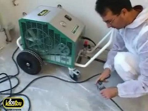 Comment utiliser un pistolet de projection d'enduits intérieurs ?