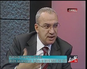Prof. Dr. Ferit Taneri - Halk TV - Doktorunuz ve Siz - Tiroid Hastalıkları