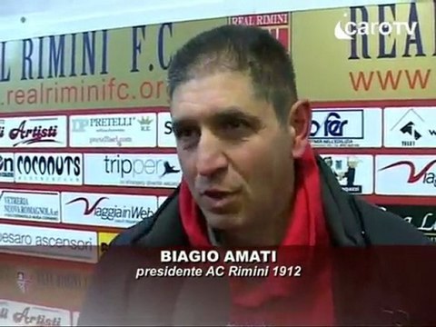 Icaro TV. Real Rimini-AC Rimini 0-3, parla il presidente Biagio Amati