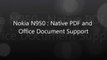 ‪Nokia N950 - Nokia N9 - PDF + Office Document Support‬‏