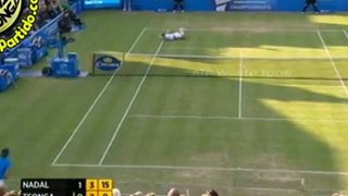 Rafael Nadal vs Jo-Wilfried Tsonga QF QUEENS 2011 [Hot Shots by Courtyman]