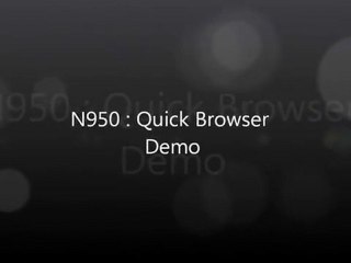Nokia N950 - N9 - Quick Browser Demo‬‏