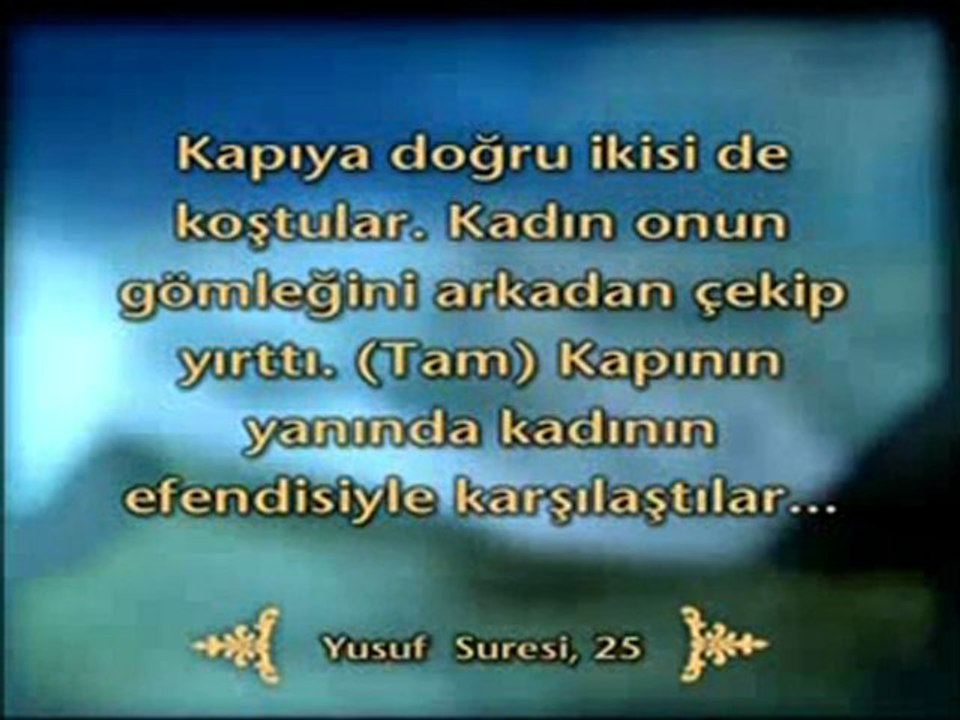 Hz. Yusuf'un iftiraya uğraması