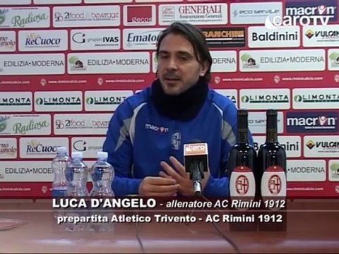 Icaro Sport. Verso Atletico Trivento-AC Rimini, il pregara di D'Angelo