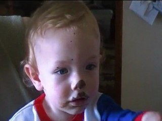 Funny Baby Evan's Mud Face