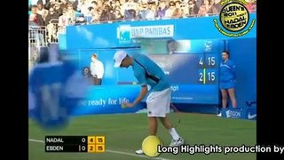 SET1 Rafael Nadal vs Matthew Ebden R2 QUEENS 2011 [Long Highlights by Courtyman]