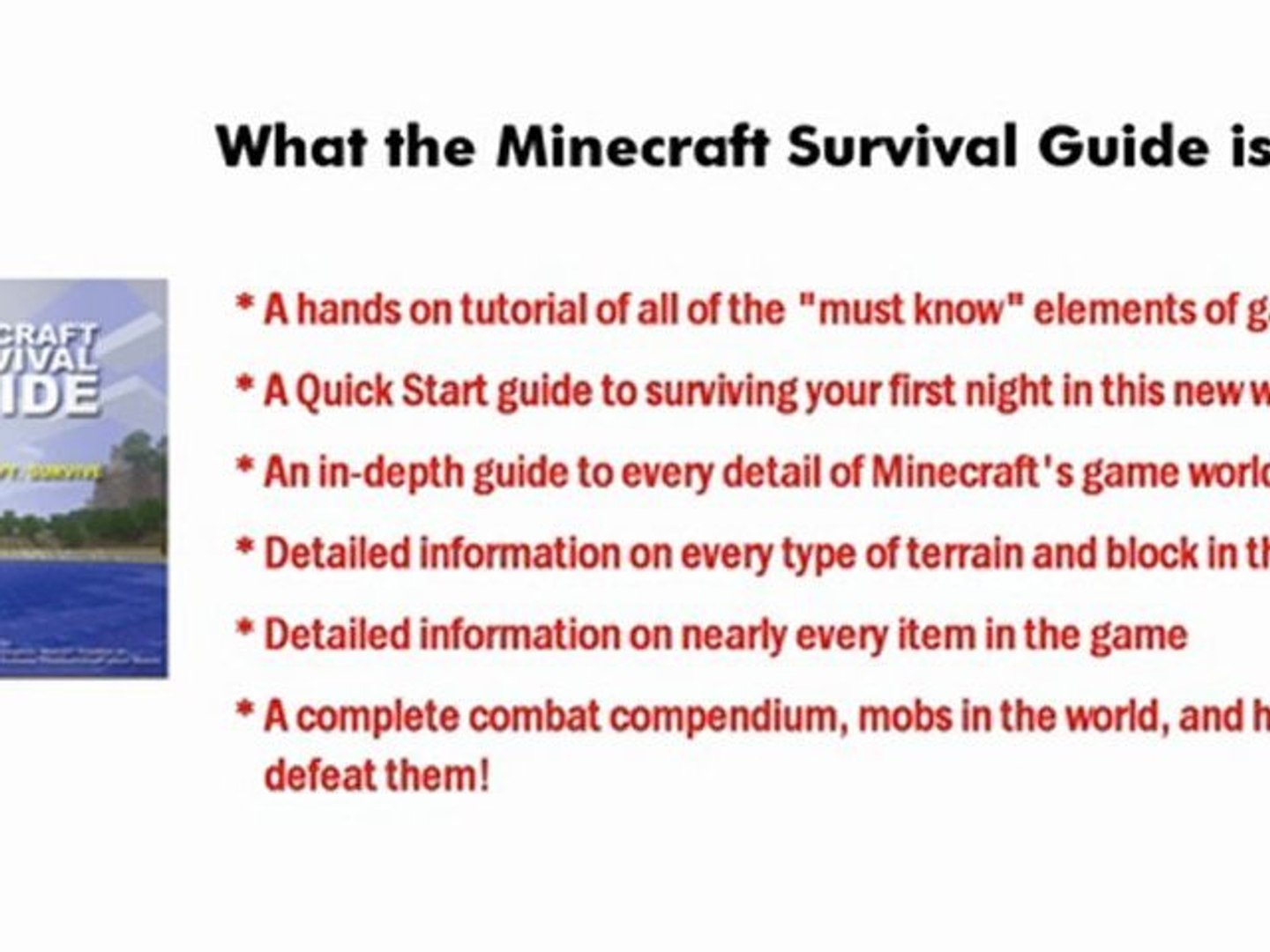Minecraft Survival Secrets, Cheats, Tricks