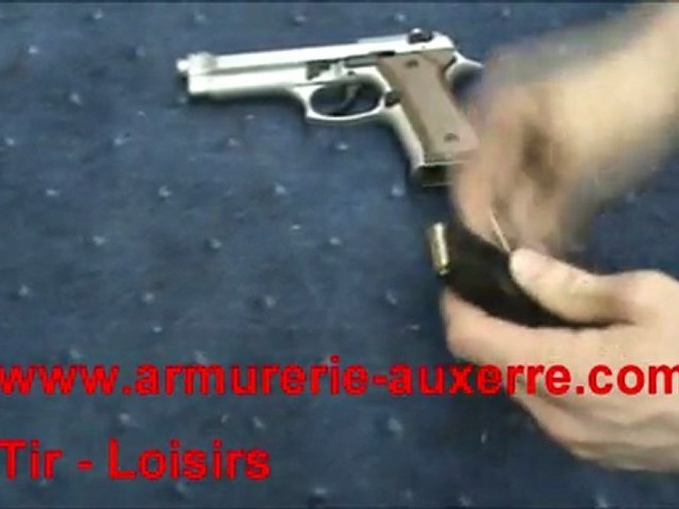 Pistolet Kimar Automatique modele 92 calibre 9mm pak