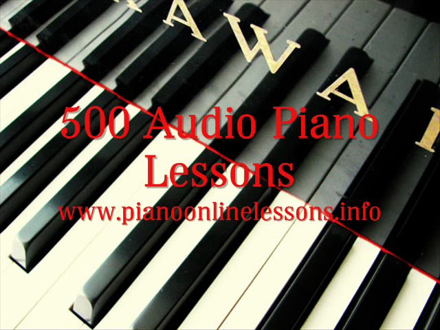 Piano Lessons Online – 500 Audio Lessons!