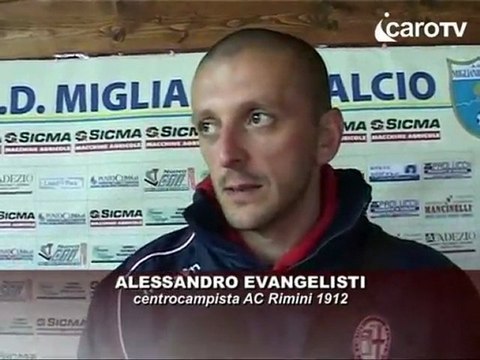 Icaro Sport. Miglianico-AC Rimini 1-1, il dopogara