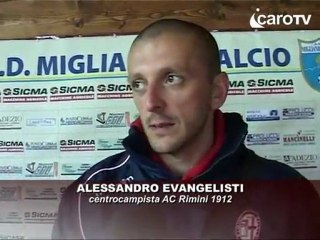 Icaro Sport. Miglianico-AC Rimini 1-1, il dopogara