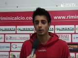 Icaro Sport. AC Rimini-Renato Curi Angolana 1-1, il dopogara dei giocatori biancorossi