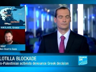Israeli-Palestinian conflict - French yacht heads to Gaza after giving Greece the slip