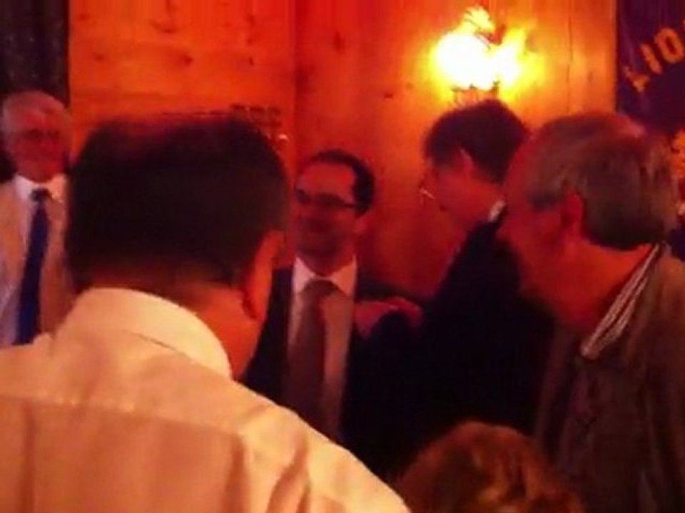 Lions Mont-Blanc Passation des pouvoirs de Président de Club  entre Jean-Jacques Combe et Maurice Arrius . 29 Juin 2011-2