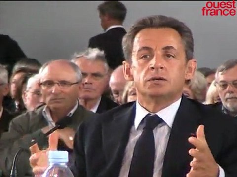 Petites phrases de sarkozy dans le Finistère