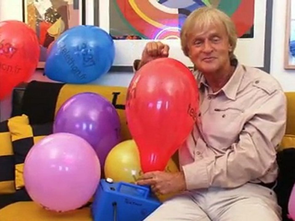 Téléthon 2011 - Dave gonfle 25 000 ballons ! Viens nous aider ! Le Téléthon recrute !