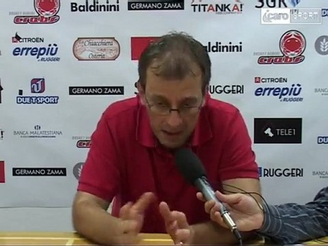 Icaro Sport. Cavina sugli arbitri al termine di gara2 tra Crabs e Veroli