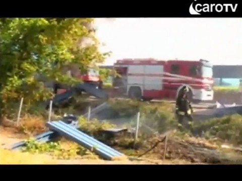 IcaroTv. Camion in fiamme in A14