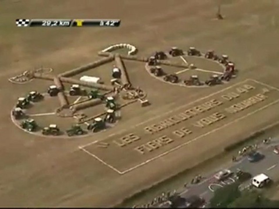 Farmer Fahrrad bei der Tour de France