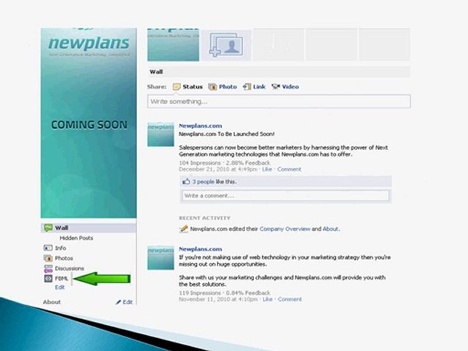 Customize Your Facebook Page Using FBML