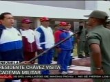 Hugo Chávez visita Academia Militar