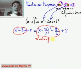 2nde Astuce pour factoriser un polynôme du second degré
