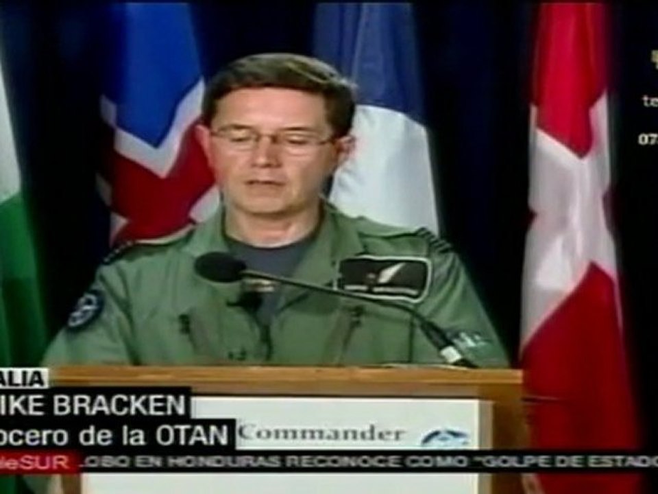 OTAN respalda a rebeldes en su avance, asegura Libia