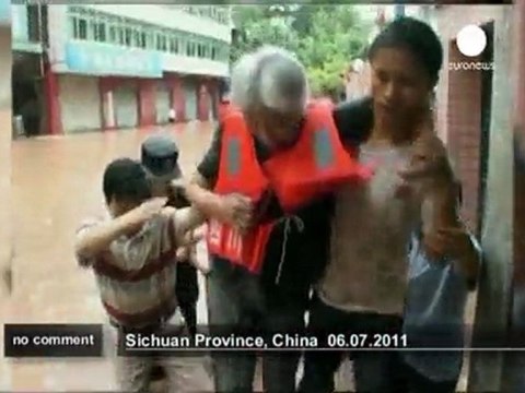 Le sud de la Chine frappé par des inondations - no comment