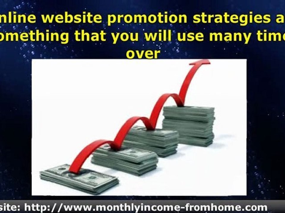 Online Website Promotion Strategies For Your Online Business