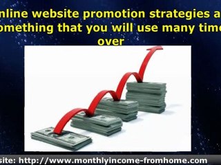 Online Website Promotion Strategies For Your Online Business