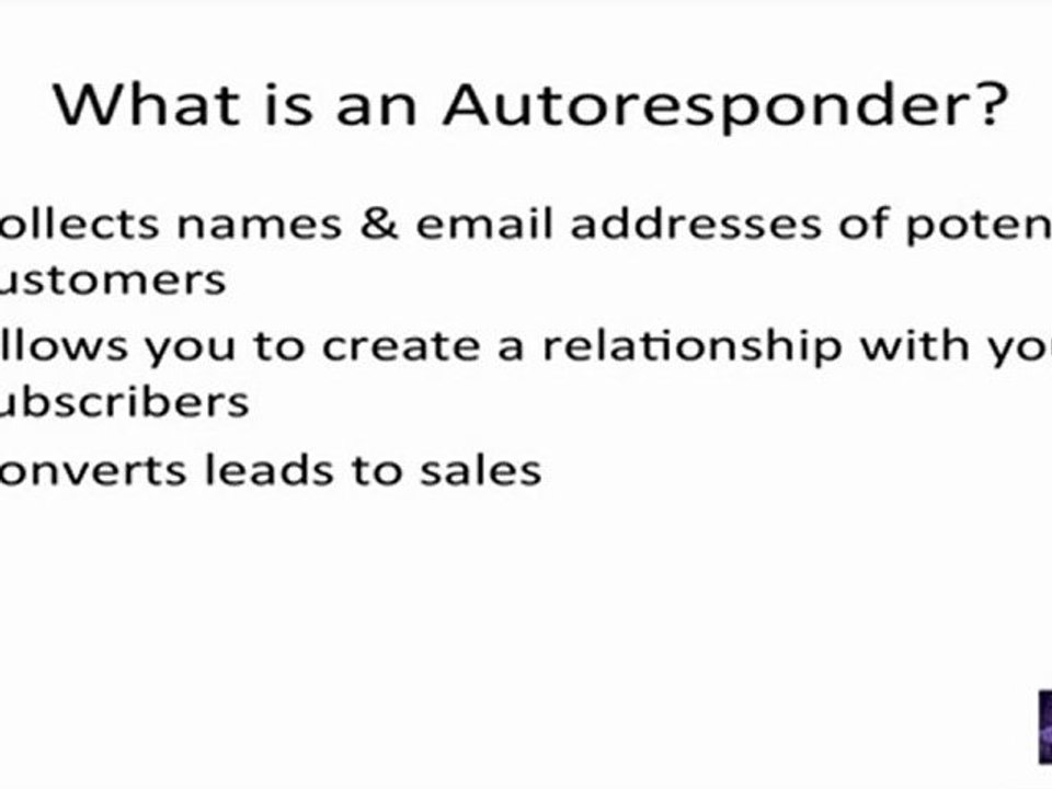 Create a Website on Facebook Part 18 - Autoresponders