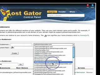 Create a Website on Facebook Part 22 - Create a Subdirectory