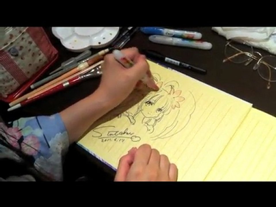 Shiitake en dédicace chez komikku