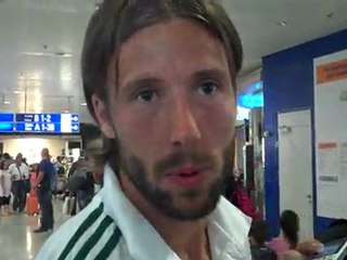 Δηλώσεις Μπιάρμσιρ στην αναχώρηση για Αυστρία