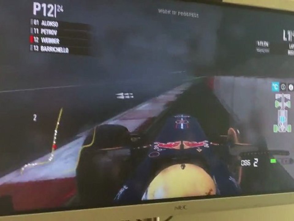 F1 2011 Official Beta Gameplay- In The Wet