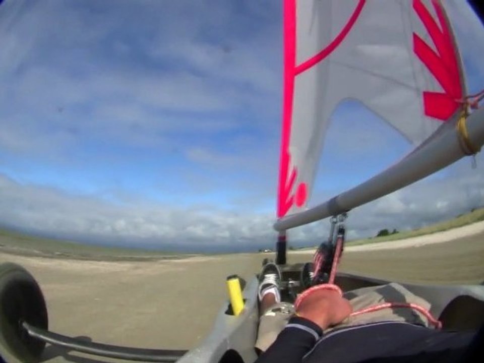 Le char à voile en Bretagne