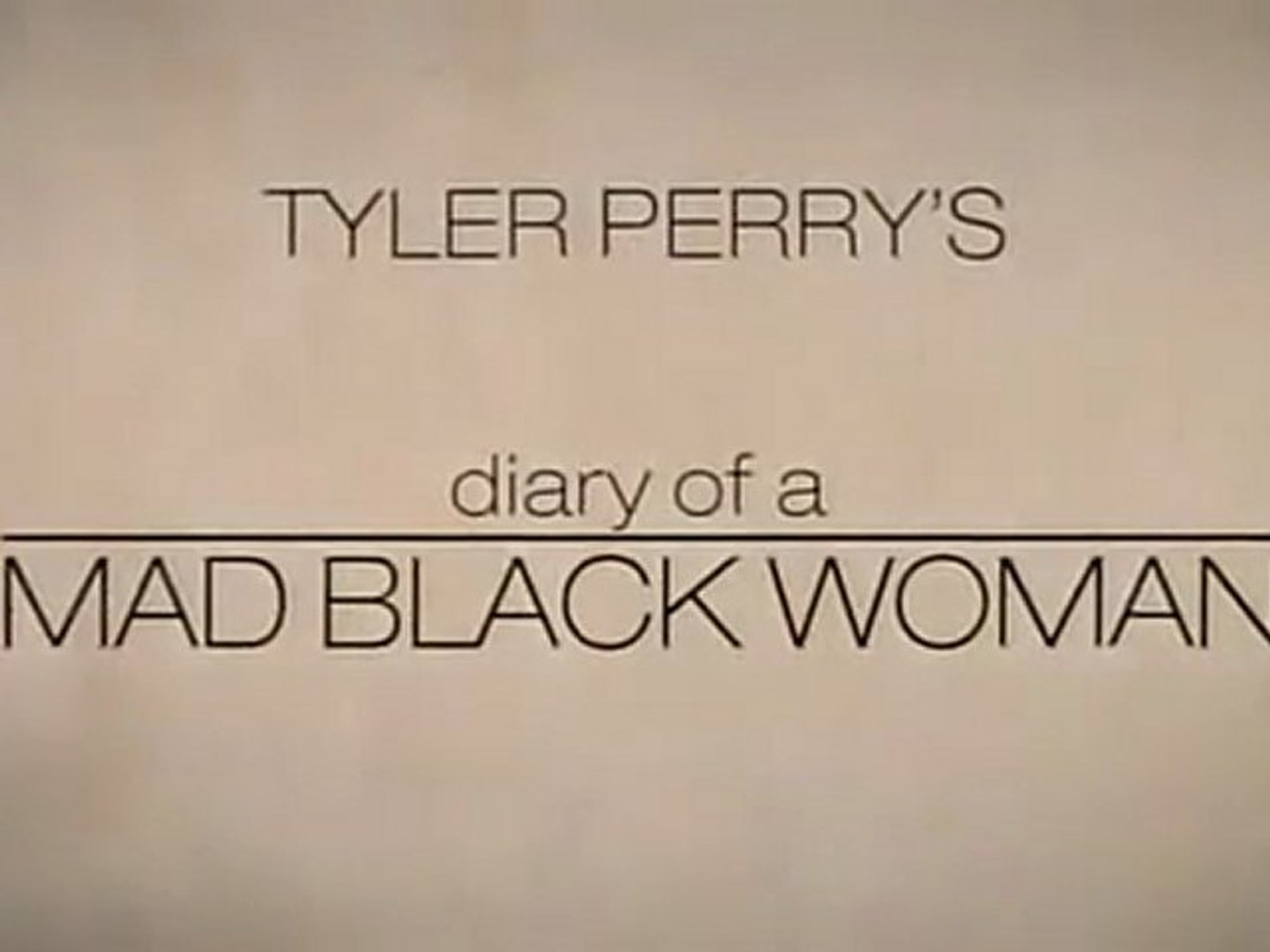Diary Of A Mad Black Woman 2006 Trailer Vo - Hq - Video Dailymotion