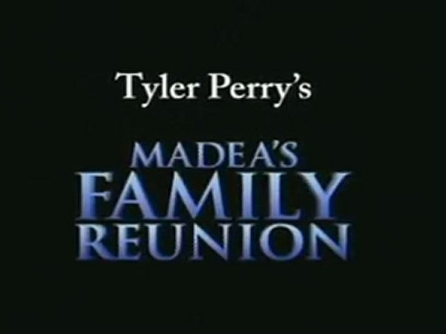 Tyler Perry Madea Family Reunion