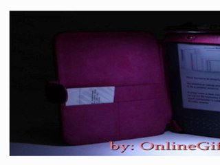 Pink Leather Cover Case Amazon Kindle 3 3G Light INC33