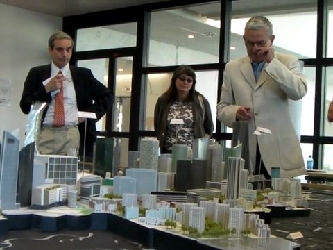 Maquette DEFENSE de Nanterre à Neuilly vue de Puteaux