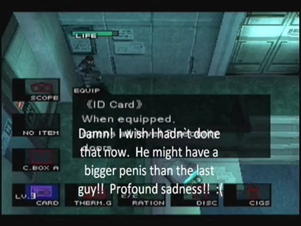 Metal Gear Solid Snake is a homosexual