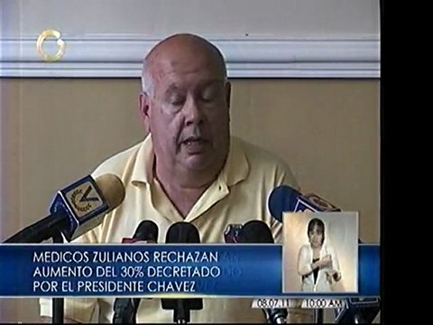 Médicos del Zulia rechazan aumento salarial