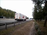 Vidéo de camion sur l'autoroute A11.
