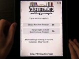 Writing Prompt iPad App Demo - DailyAppShow