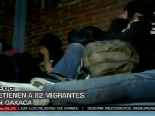 Falso trailer de la Cruz Roja transportaba migrantes