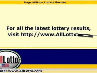 Mega Millions Lottery Drawing Results for July 8, 2011
